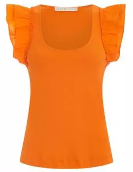 Топ Анна в мандариновом цвете Marie Oliver, цвет tangerine