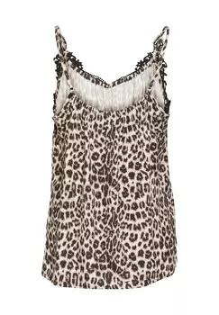 Топ ANNE Cream, коричневый