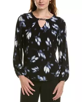 Топ Anne Klein Chain Neck, серый