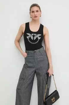 Топ Answear Exclusive Pinko, черный