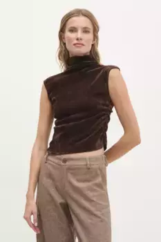 Топ Answear Lab, коричневый