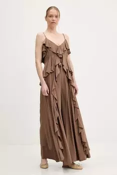 Топ Answear.Lab, коричневый