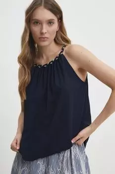 Топ Answear Lab, темно-синий
