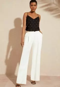 Топ APPLIQUE FLORAL REGULAR FIT Love & Roses, черный