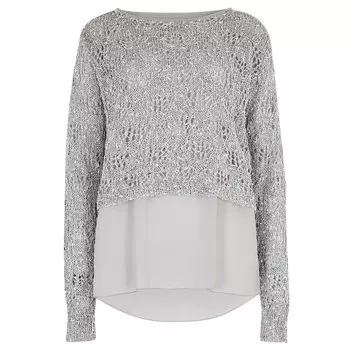 Топ Apricot, серебристо-серый