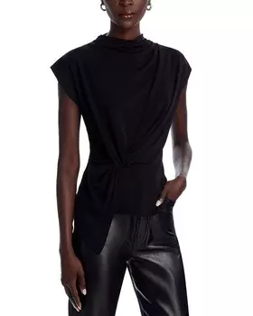 Топ AQUA Twisted Top, черный