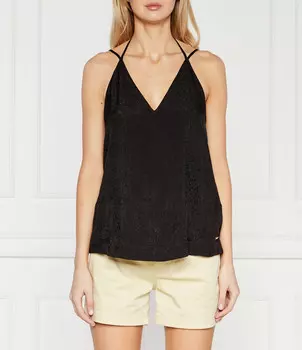 Топ Armani Exchange Regular Fit, черный