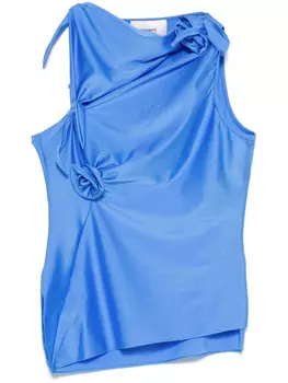 Топ асимметричного кроя Coperni, синий