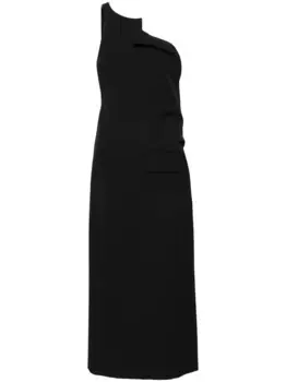 Топ асимметричного кроя MM6 Maison Margiela, черный