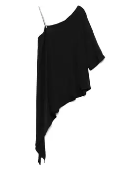 Топ асимметричного кроя Peserico, черный