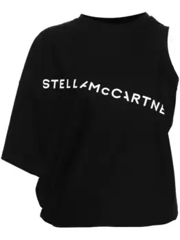 Топ асимметричного кроя STELLA MCCARTNEY, черный