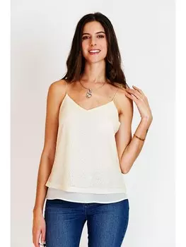 Топ ASSUILI Pailletten, песочный