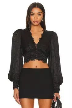 Топ ASTR the Label Zanna, черный