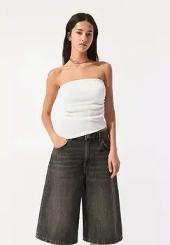 Топ ASYMMETRIC PULL&BEAR, белый