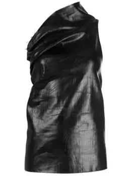 Топ Athena на одно плечо Rick Owens, черный