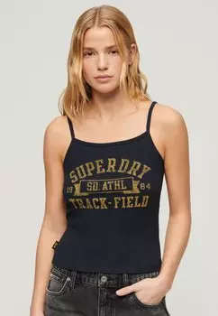 Топ ATHLETIC COLLEGE GRAPHIC CAMI Superdry, синий