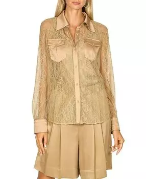 Топ Aubree Secret Mission, коричневый