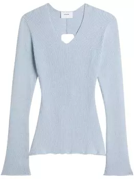 Топ Axel Arigato Tube в рубчик, синий