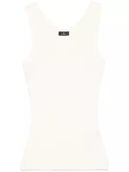 Топ ажурной вязки ETRO, белый