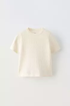 Топ ажурной вязки ZARA, экрю