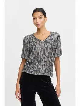 Топ b.young Tanktop BYSOLIA AOP TOP - 20815942 Elegantes Oberteil mit Pailletten in