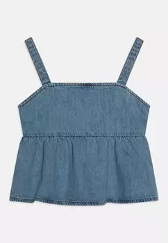 Топ BABYDOLL Abercrombie & Fitch, синий