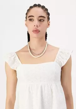 Топ BABYDOLL Hollister Co., белый