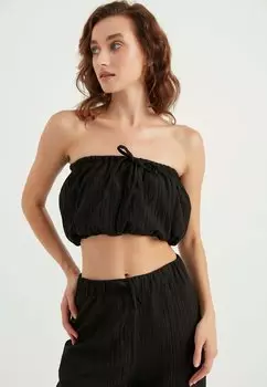 Топ BALLOON SHAPED CROP Chiquelle, черный