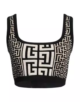 Топ Balmain, черный