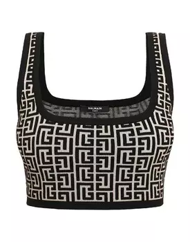 Топ Balmain, черный