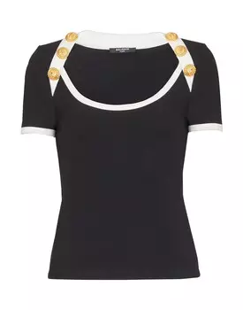 Топ Balmain, черный