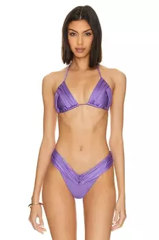 Топ Bananhot Jasmin Triangle, цвет Irise Purple