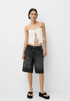 Топ BANDEAU Bershka, белый