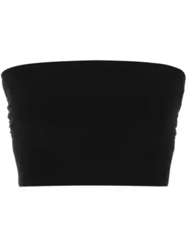 Топ-бандо без бретелей Norma Kamali, черный