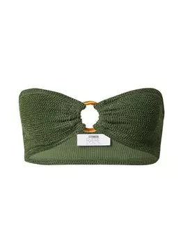 Топ бандо бикини RRE by Lorena Rae Bandeau Bikini Top Caryl, зеленый