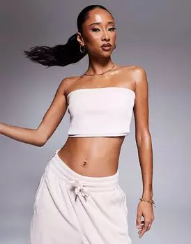 Топ-бандо Hyper Femme розового цвета adidas Originals