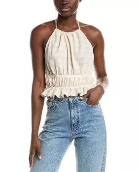 Топ-бандо Isla Ciel с завязками на шее, бежевый