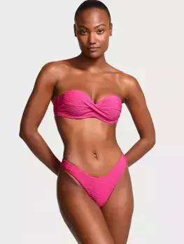 Топ-бандо Mix & Match Twist Push-Up Victoria'S Secret Swim, розовый