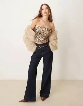 Топ-бандо с леопардовым принтом Pimkie