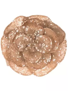 Топ-бандо с пайетками Cynthia Rowley, коричневый