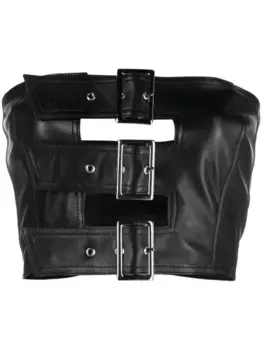 Топ-бандо с вырезами Manokhi, черный