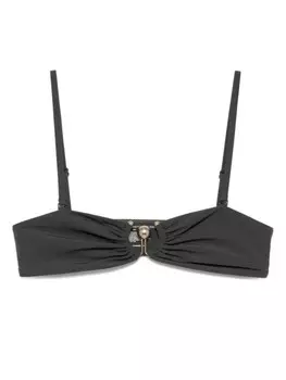 Топ-бандо со сборками Christopher Esber, серый