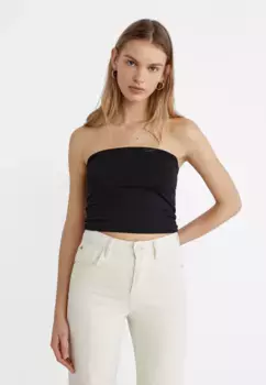 Топ-бандо Stradivarius, черный