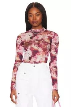 Топ Bardot Lea Mesh, цвет Tie Dye