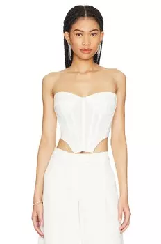 Топ Bardot Lithium Mesh Bustier, цвет Orchid White