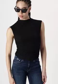 Топ BARE MOCK SHELL PALOMA Abercrombie & Fitch, черный