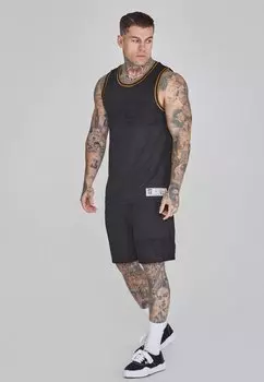 Топ Basketball SIKSILK, черный