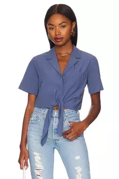 Топ BCBGeneration Tie Front, синий