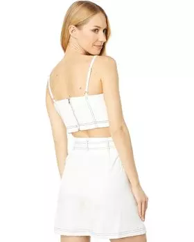 Топ BCBGMAXAZRIA Bralette Top, белый