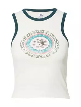 Топ BDG Urban Outfitters YIN YANG, белый
